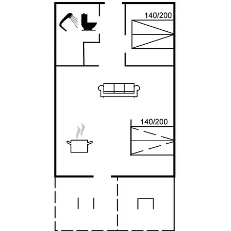 Risker - 70m From The Sea By Interhome Apartment Lokken